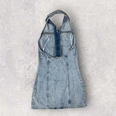 Tommy Jeans Denim Halter Dress - XS